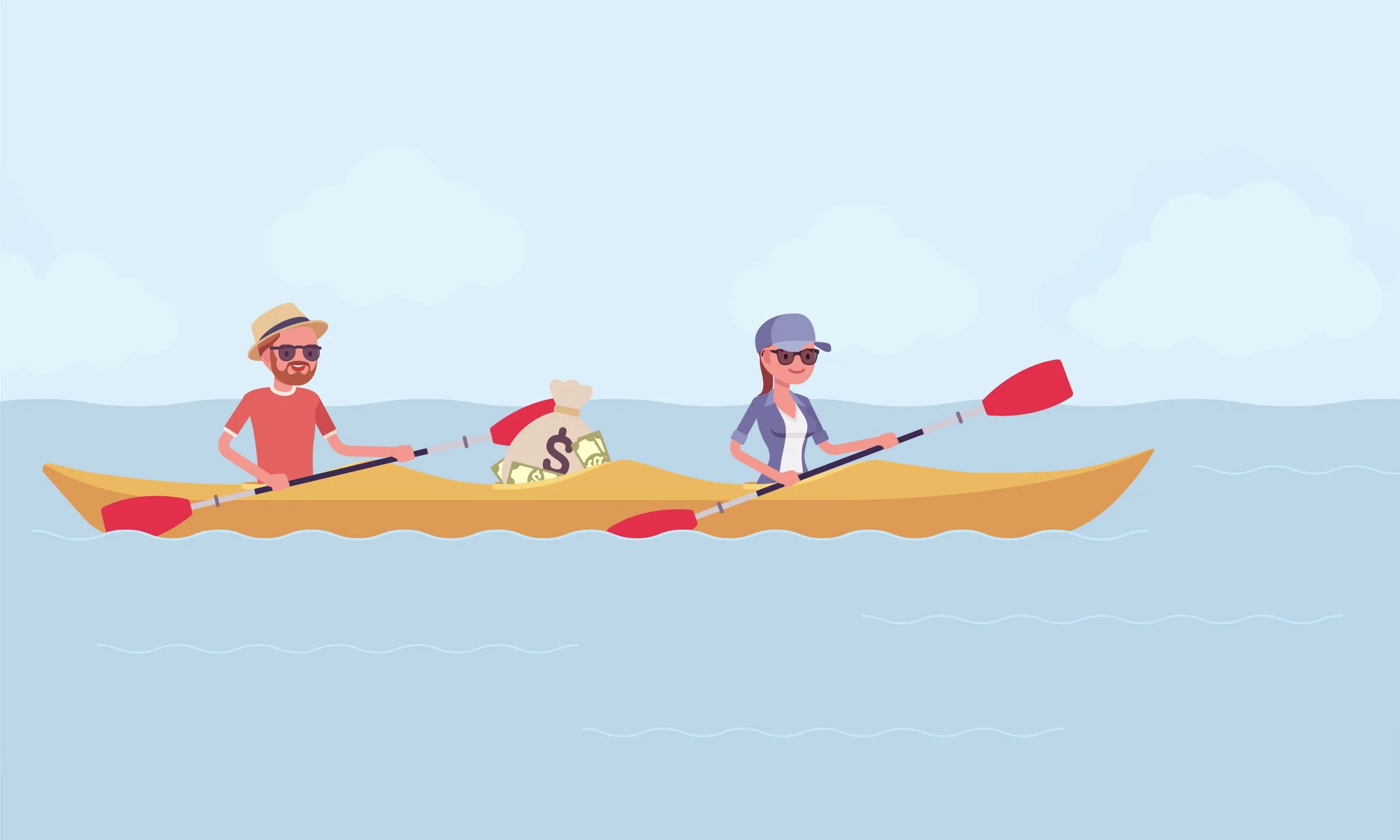 Are you considering merging your financial resources?